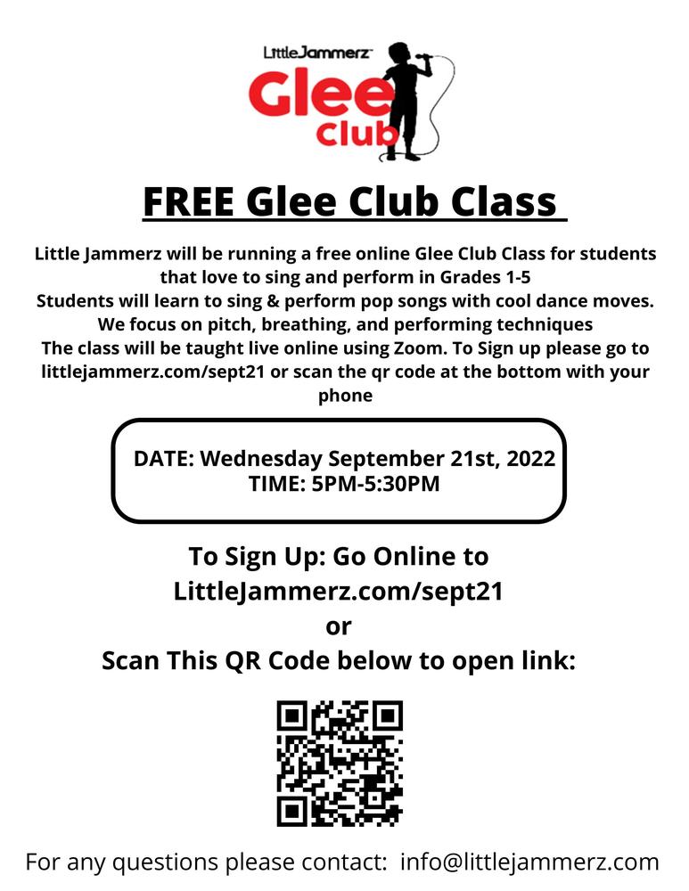 FREE Glee Club Class