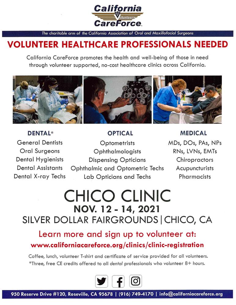 Volunteer Healthcare Professionals Needed