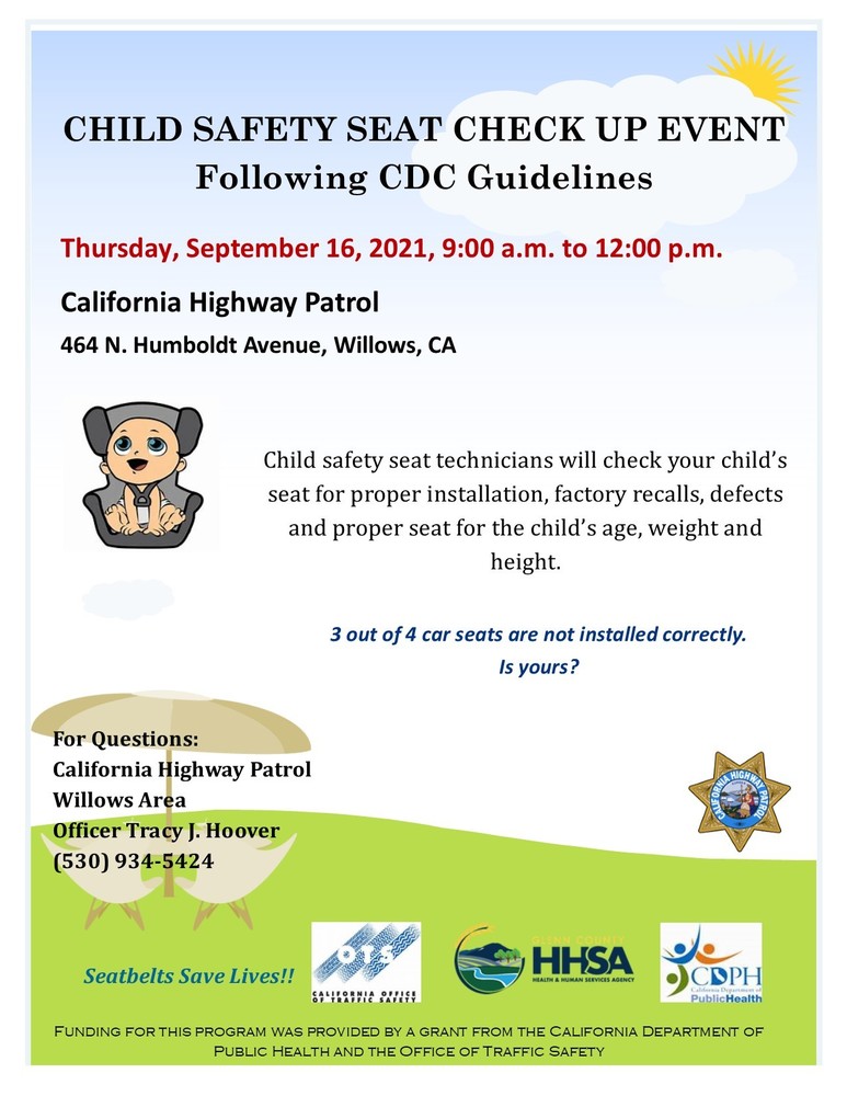 Child Safety Seat Check Up Event 