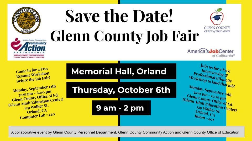 Glenn County Job Fair