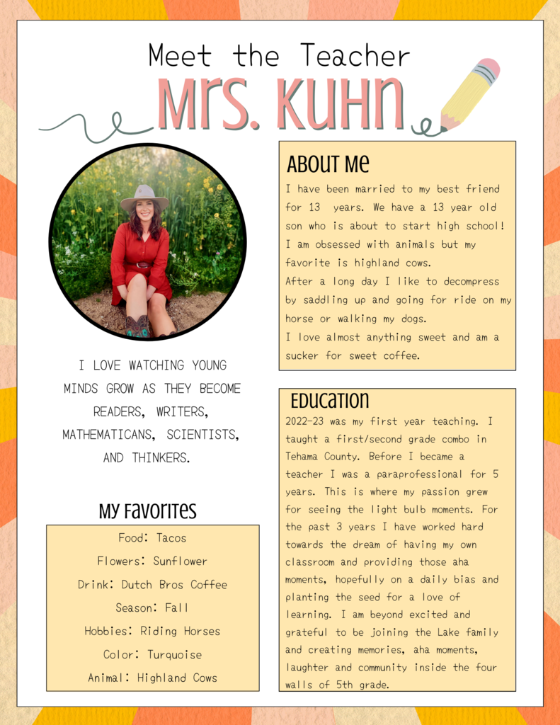 meet the teacher mrs. kuhn